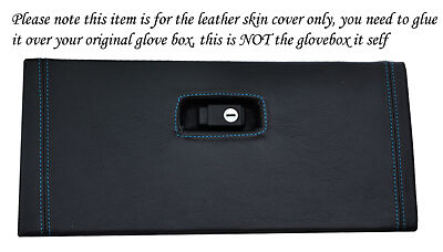 BLUE STITCH FITS MG MGF MG TF MGTF 95-05 GLOVE BOX LID LEATHER COVER GLUE NEEDED