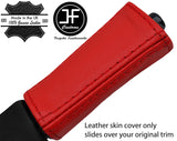 RED TOP GRAIN REAL LEATHER HANDBRAKE HANDLE COVER FITS FORD CAPRI MK3 78-87