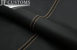CREAM STITCH LEATHER CENTRE CONSOLE + ARMREST COVERS FOR JAGUAR X-TYPE 01-09