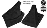 BLACK REAL SUEDE GEAR & HANDBRAKE GAITER FITS SUBARU IMPREZA WRX STI 2008-2014