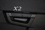 BLACK STITCH FITS VAUXHALL OPEL ASTRA MK5 H HOLDEN 2X REAR DOOR HANDLE COVERS
