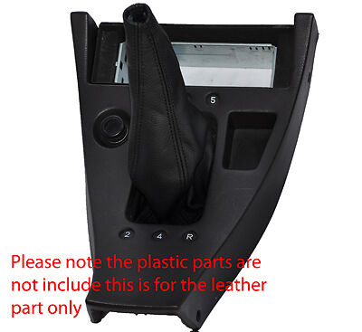 black stitch FITS LANCIA TREVI  80-87 LEATHER GEAR GAITER RUBBER REPLACEMENT