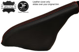 RED STITCHING HANDBRAKE LEATHER COVER FITS RENAULT SCENIC MK3 2009-2015