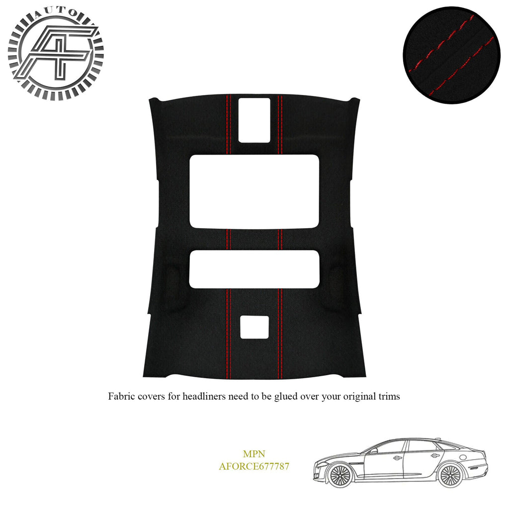 LUXE SUEDE HEADLINER COVER FITS JAGUAR X351 2010-2019 CUSTOM NEW MADE IN UK