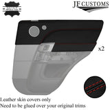D RED STITCH LEATHER 4X FRONT REAR DOOR CARD COVERS FOR RANGE ROVER L494 13-21