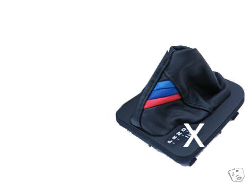 FITS BMW E46 TRI STRIPES AUTOMATIC 98-2005 GEAR BOOT SHIFT GAITER COVER