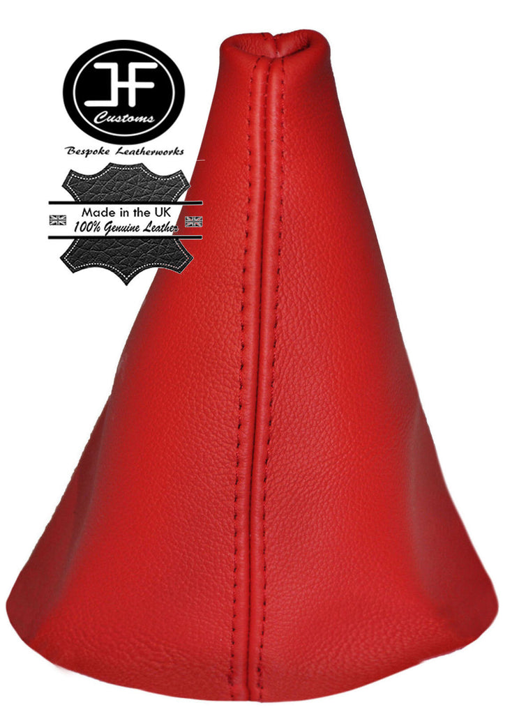 RED REAL LEATHER MANUAL GEAR GAITER FITS CITROEN C4 PICASSO 2006-2013 CUSTOM NEW