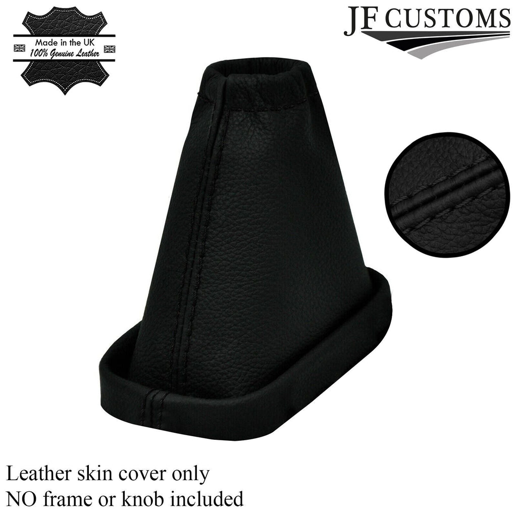 BLACK STITCH LEATHER MANUAL GEAR GAITER FOR NISSAN MICRA K12 2006-2010