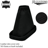 BLACK STITCH LEATHER MANUAL GEAR GAITER FOR NISSAN MICRA K12 2006-2010