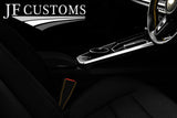 YELLOW LUX-STITCH 2X LONG SEAT BELT COVERS FOR MERCEDES C CLASS W204 07-14