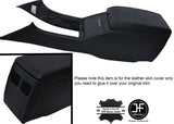 BLACK STITCH CENTRE CONSOLE & ARMREST LEATHER COVERS FITS CHRYSLER 300C 05-07
