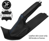 BLUE STITCH TOP GRAIN LEATHER HANDBRAKE GAITER FITS FORD MONDEO MK4 IV 07-13