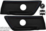 TRI STITCH 2X REAR DOOR CARD LEATHER COVERS FOR BMW E36 CONVERTIBLE 93-98 STYLE2