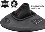 RED STITCH CARBON FIBER VINYL AUTOMATIC GEAR GAITER FITS BMW 6 E63 E64 04-06
