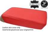RED GENUINE REAL LEATHER ARMREST COVER FITS HONDA ACCORD 2003-2007 CUSTOM NEW