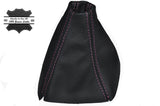 PINK STITCH FITS FORD FOCUS MK3 III 2011 + LEATHER GEAR STICK COVER GAITER