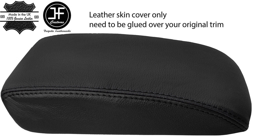 BLACK & BLACK 2 TONE LEATHER ARMREST LID COVER FOR VW GOLF SV SPORTSVAN 14-18