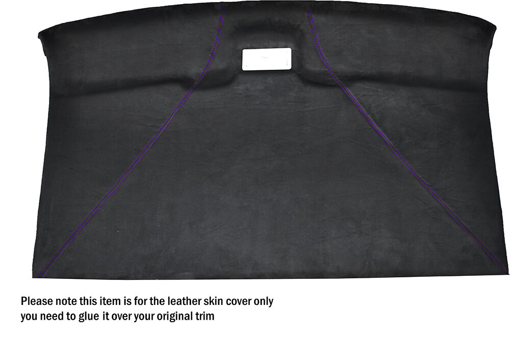 PURPLE STITCH ROOF LINING HEADLINING LUXE SUEDE SKIN COVER FOR VW T4 TRANSPORTER