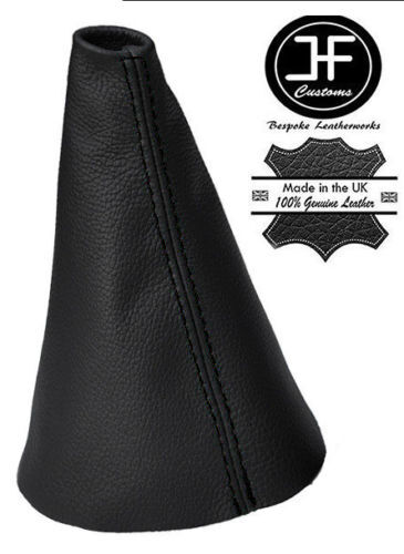 BLACK STITCH FITS RENAULT MASTER 3 2010-2015 GEAR GAITER REAL LEATHER NEW