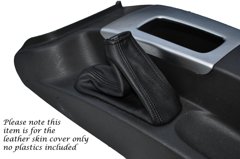 BLACK STITCH LEATHER TRANSFER LEVER GAITER FITS JEEP CHEROKEE LIMITED 2001-2005
