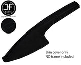 BLACK STITCH HANDBRAKE GAITER REAL SUEDE COVER FOR FITS VW POLO 6R 2009-2017
