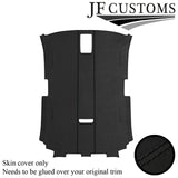 BLACK STITCH D GREY SUEDE ROOF HEADLINER COVER FOR AUDI A3 8P 04-12 3 DOOR