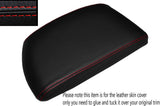 RED STITCHING LEATHER ARMREST SKIN COVER FITS BMW 1 SERIES F20 F21 2010-2015
