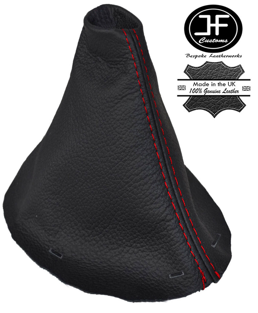 RED STITCHING LEATHER GEAR GAITER FITS KIA CEED CEE'D FL 2010-2014 CUSTOM NEW