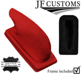 RED ITALIAN LEATHER HANDBRAKE+FRAME FITS FORD ESCORT MK1 MK2 CAPRI MK1 68-80