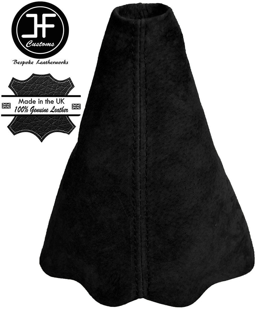 BLACK SUEDE FITS PEUGEOT 206 206 CC 1998-2012 GEAR STICK GAITER REAL SUEDE