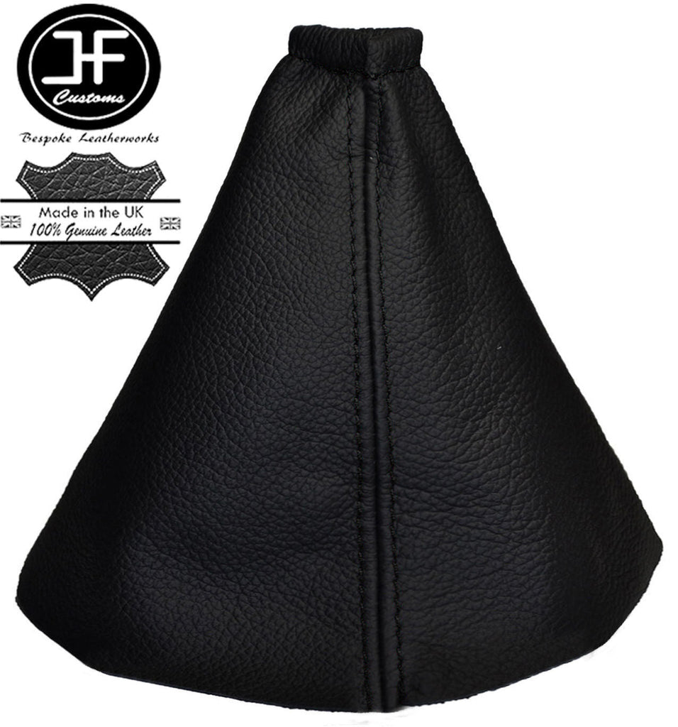 BLACK STITCH FOR KIA SEDONA CARNIVAL 1998-2006  REAL LEATHER GEAR STICK GAITER