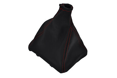 red stitch FITS JEEP CHEROKEE WRANGLER MANUAL LEATHER GEAR GAITER CUSTOM NEW