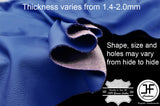 ROYAL BLUE LEATHER 20 SQ FT HALF HIDE QUALITY TOP GRAIN GENUINE LEATHER