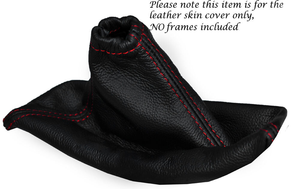 RED STITCHING LEATHER HANDBRAKE GAITER FITS CITROEN C5 MK2 2008-2013 CUSTOM NEW