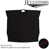 RED STITCH LUXE- SUEDE ROOF HEADLINER COVER FOR PORSCHE CAYMAN 987 05-12