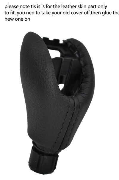 black stitching FITS CORVETTE C6 2005-2012 AUTOMATIC KNOB COVER ONLY CUSTOM NEW
