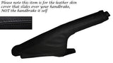 BLACK STITCH LEATHER HANDBRAKE GAITER FITS FORD KA 2009-2014 CUSTOM NEW