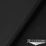 BLACK STITCH 2X CENTER CONSOLE SIDE TRIM COVER FOR JENSEN INTERCEPTOR MK2 69-76