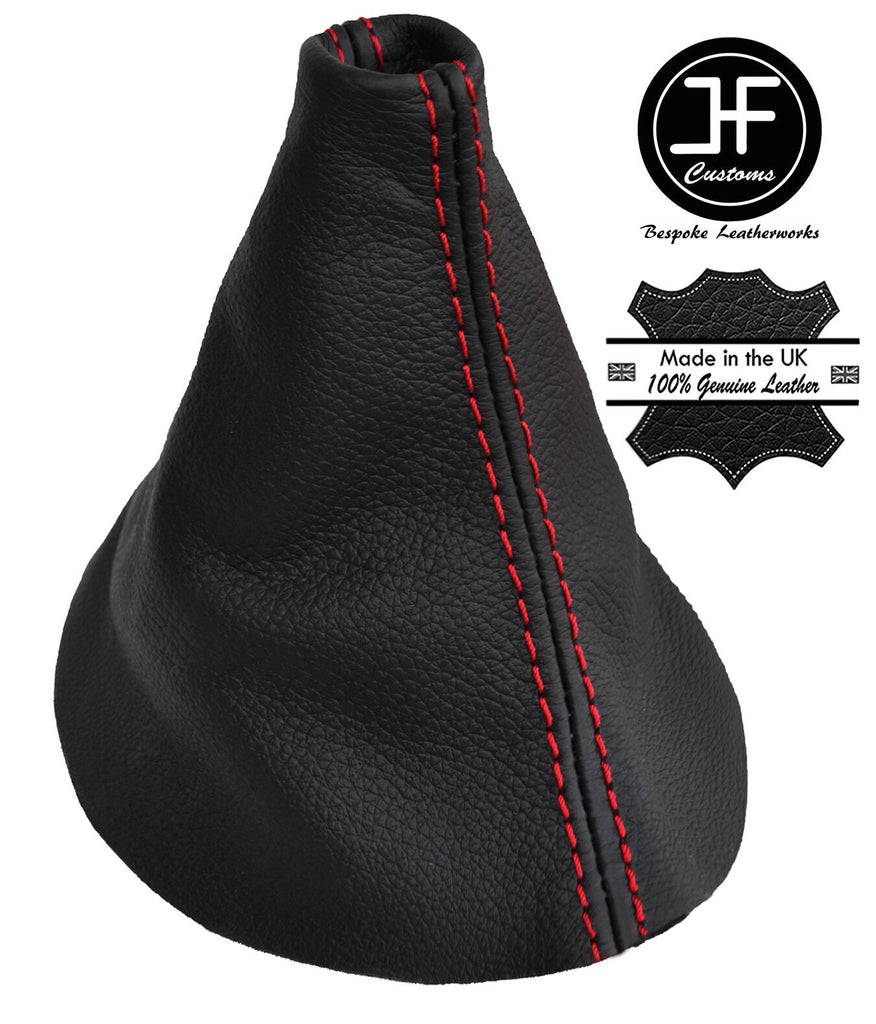 RED STITCHING REAL LEATHER MANUAL GEAR GAITER FITS PEUGEOT BIPPER 2009-2016