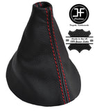 RED STITCHING REAL LEATHER MANUAL GEAR GAITER FITS PEUGEOT BIPPER 2009-2016