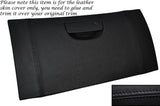 BLACK STITCH GLOVE BOX LID LEATHER SKIN COVER FITS CHRYSLER 300C CRD 2006-2011