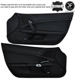 GREY STITCH FOR CHEVROLET CORVETTE C6 2005-13 CUSTOM LEATHER DOOR PANEL COVERS
