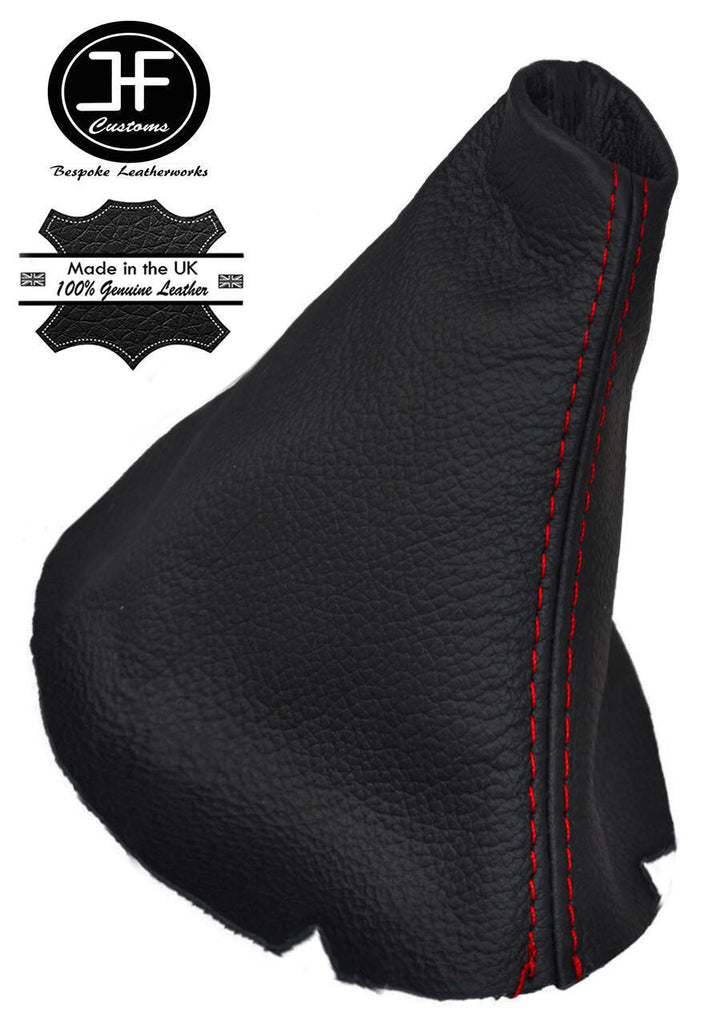 RED STITCHING LEATHER GEAR STICK GAITER FITS FORD B MAX B-MAX 2012-2015