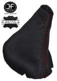 RED STITCHING LEATHER GEAR STICK GAITER FITS FORD B MAX B-MAX 2012-2015
