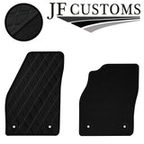 GREY  DIAMOND STITCH VINYL 4X TAILORED FLOOR CARPETS FOR VOLVO V50 04-12 JF1