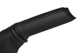 black stitch FITS VAUXHALL OPEL MERIVA 03-09 LEATHER HANDBRAKE HANDLE CUSTOM NEW