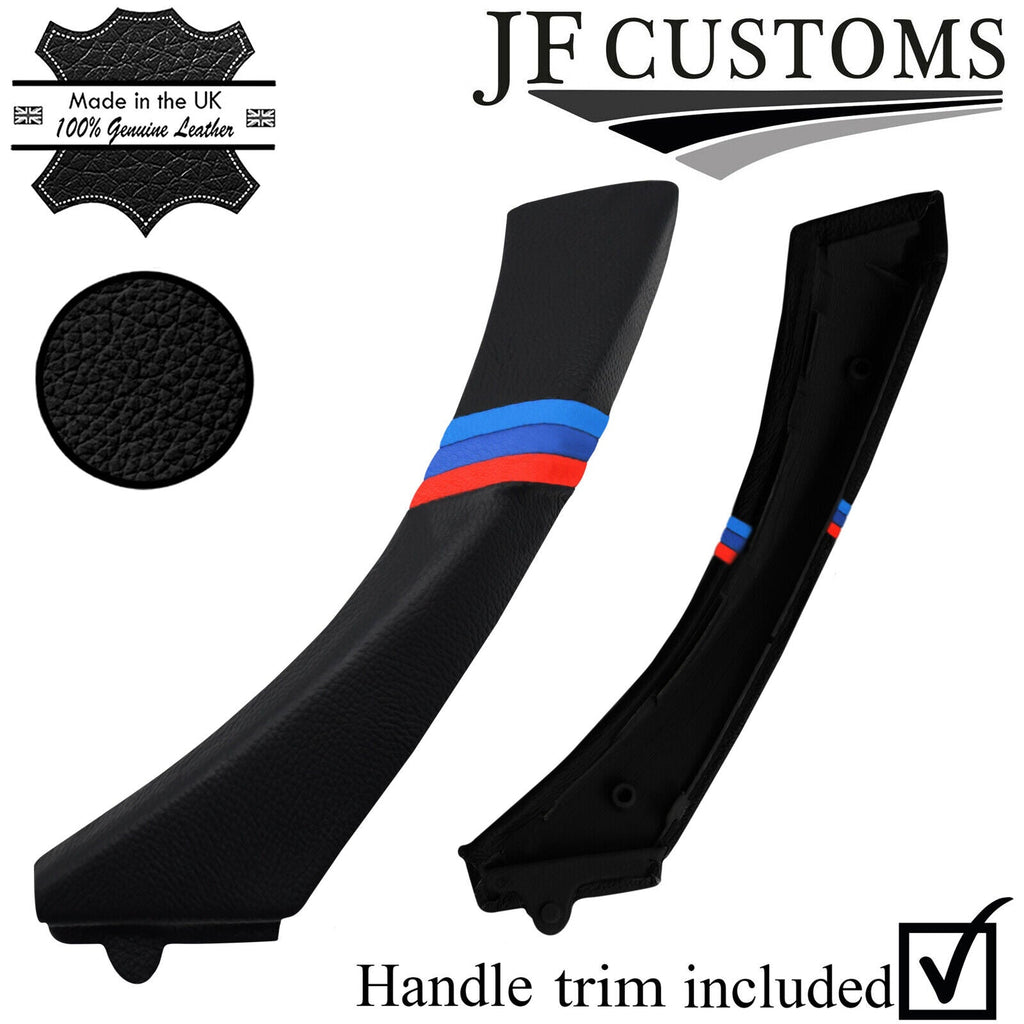 TRI STRIPE 1X FRONT DOOR HANDLE TRIM + COVER FOR BMW E90 E91 E92 E93 CUSTOM NEW