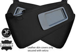 BLACK REAL GENUINE LEATHER 2X SUN VISOR COVERS FITS BMW 3 SERIES E90 2005-2013