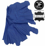 ROYAL BLUE LEATHER 20 SQ FT HALF HIDE QUALITY TOP GRAIN GENUINE LEATHER