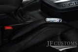 BLACK STITCH LEATHER 2X CAR KEY HOLDER PROTECTOR FOR MAZDA 2 07-14 CUSTOM NEW